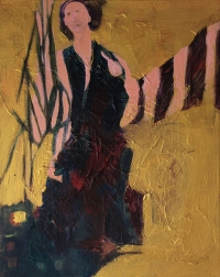Woman Playing with Arms
