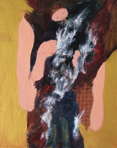 Woman Playing with Surf