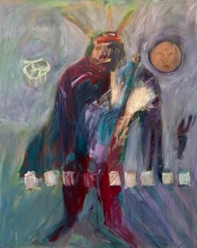 Shaman with Baby Dragon