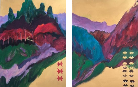 Diptych Landscape Pogonip 